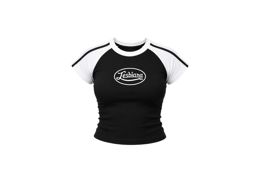 Lesbiana Striped Raglan