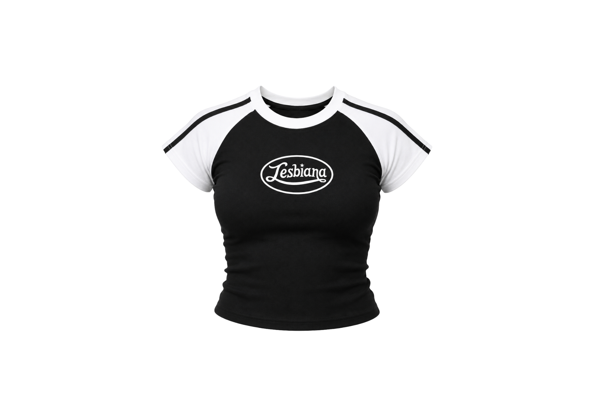 Lesbiana Striped Raglan