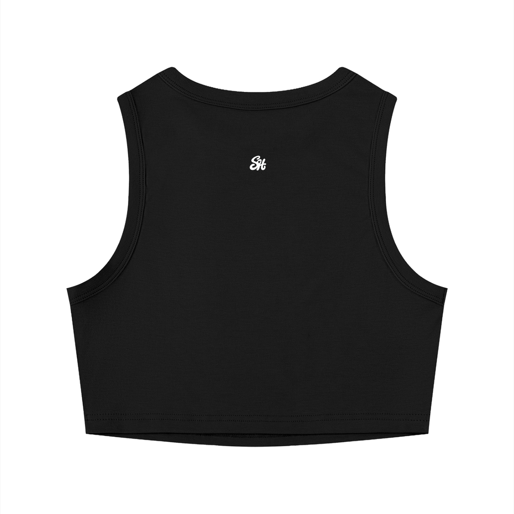 Women's Tight Crewneck Crop Tank Top