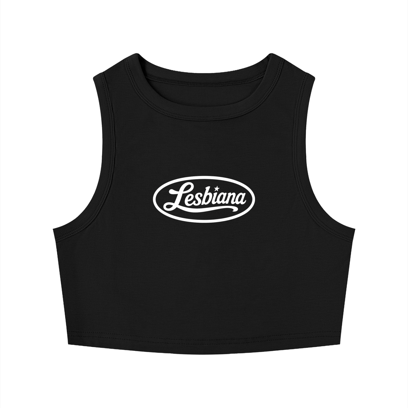 Women's Tight Crewneck Crop Tank Top