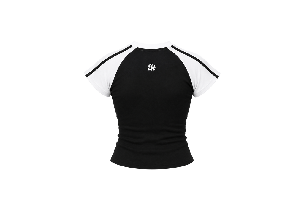 Lesbiana Striped Raglan